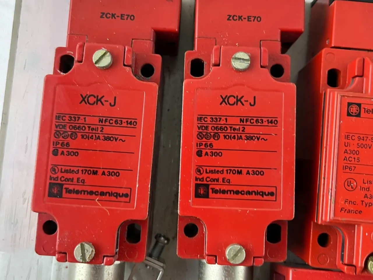 Billede 7 - parti 8x Telemecanique Safety Limit Switches XCK-J