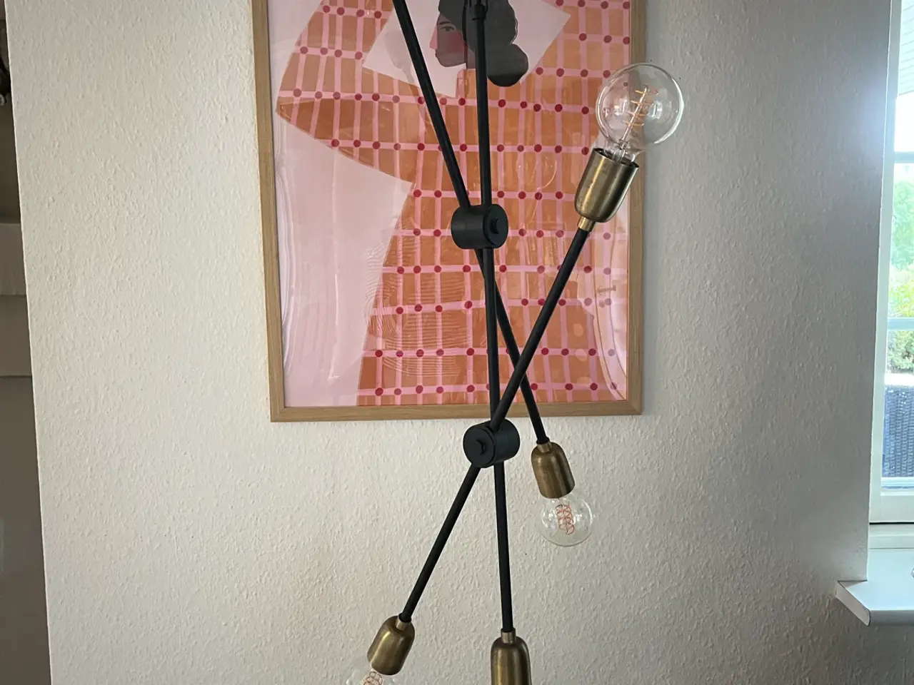 Billede 1 - House Doctor lampe, Molecular i sort/messing