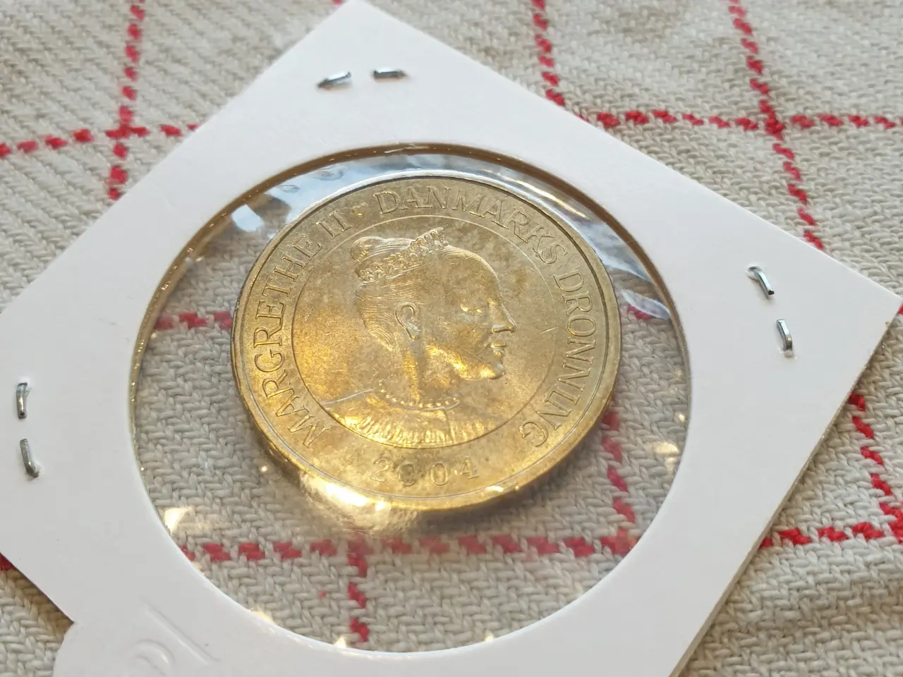 Billede 1 - 20 Krone Margrethe II Temamønt Gåsetårnet 2004