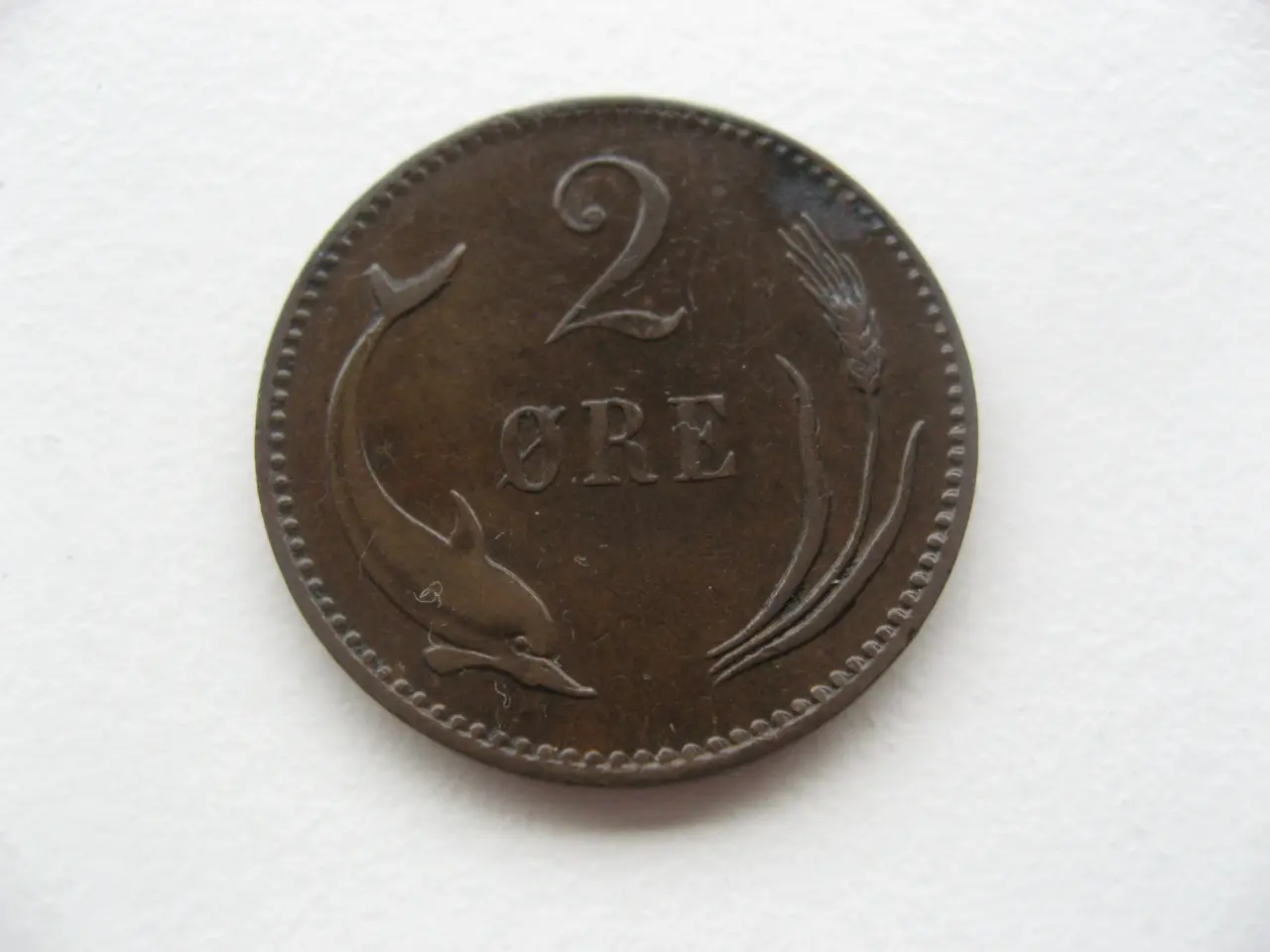 Billede 2 - Særdeles flot bronze 2 øre 1886, bedre årstal