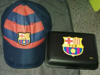 FC BARCELONA CAP OG MADKASSE, OFFICIAL MERCHENDISE