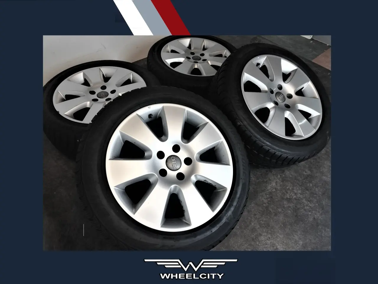 Billede 1 - 5x112 17" ET35 Audi Speedline vintersæt