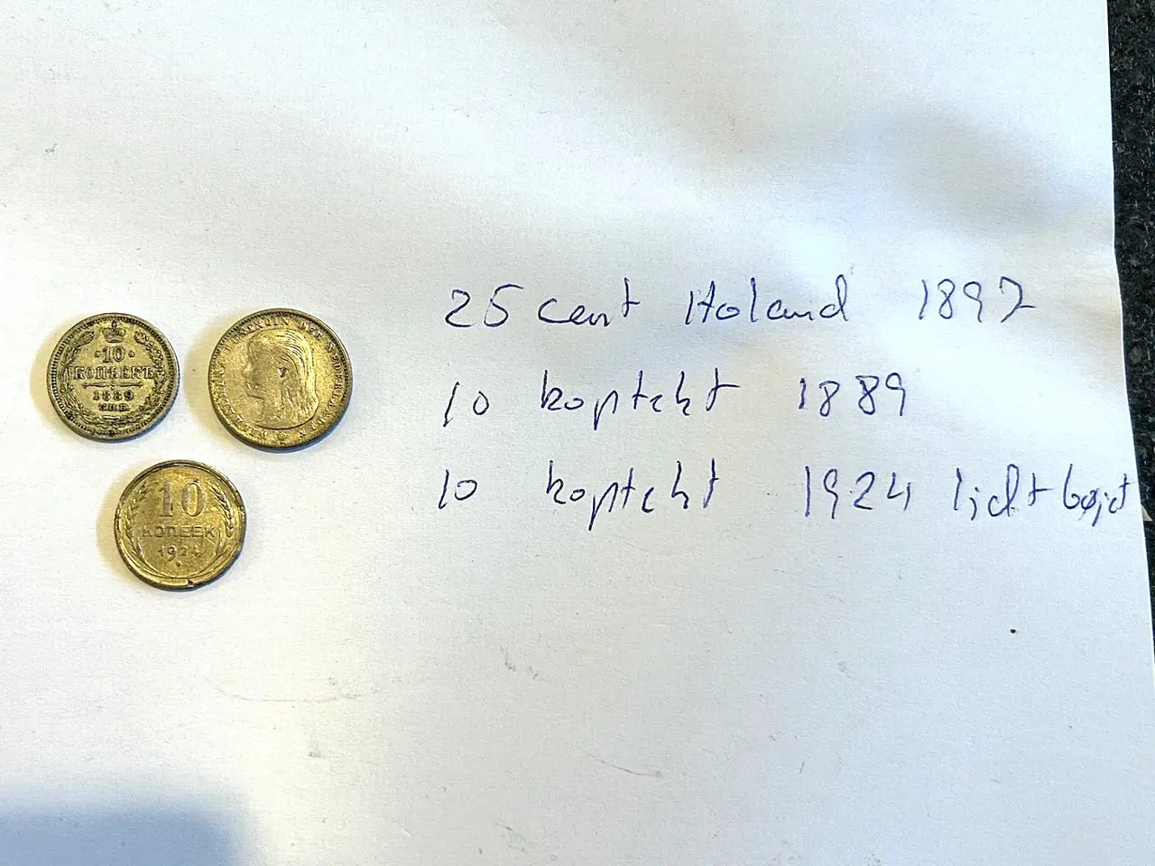 Billede 3 - Sølvmønter Danmark og udland ca. 47 gram 