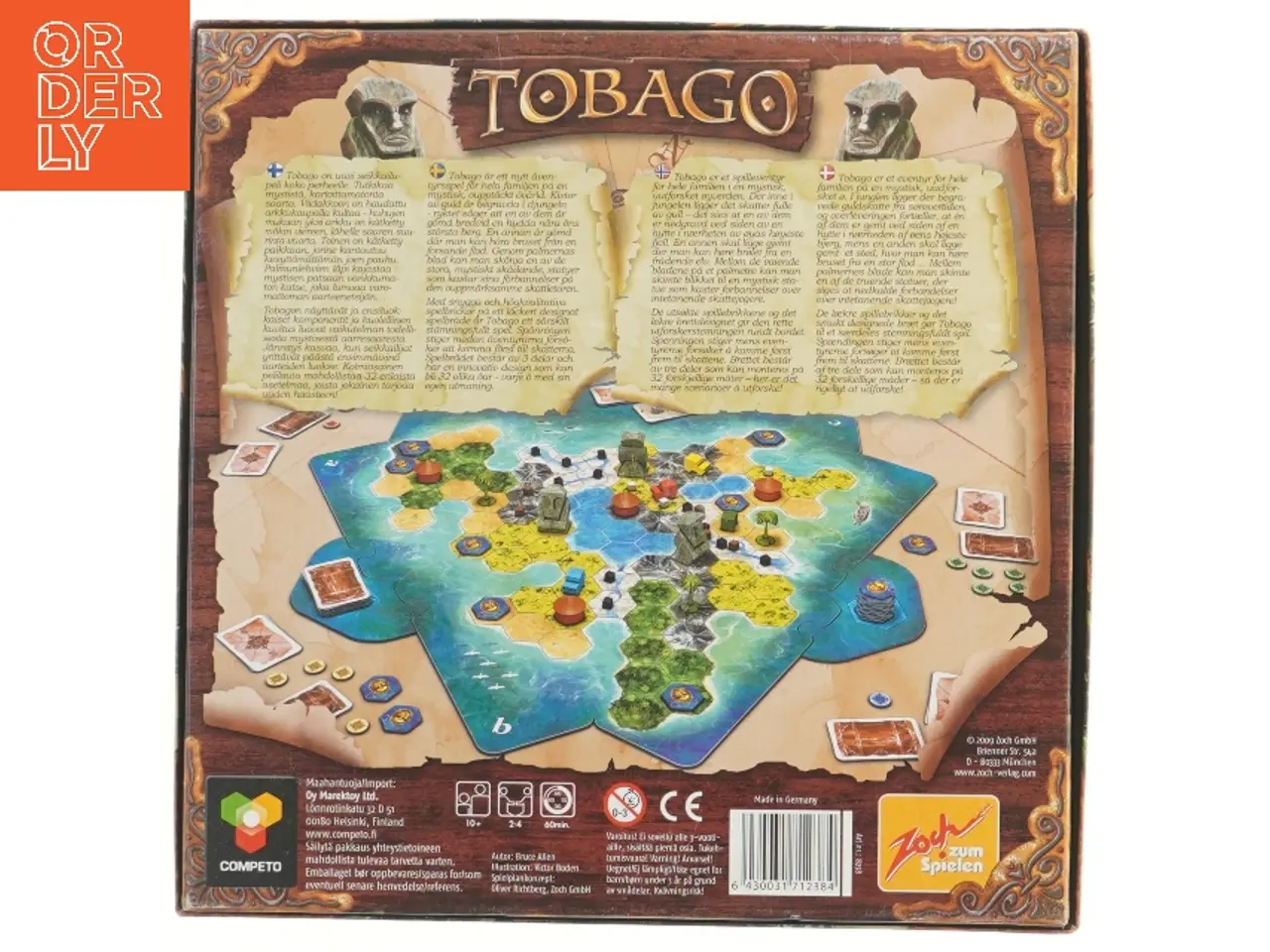 Billede 2 - Tobago brætspil (str. 30x30 cm) Aldrig brugt