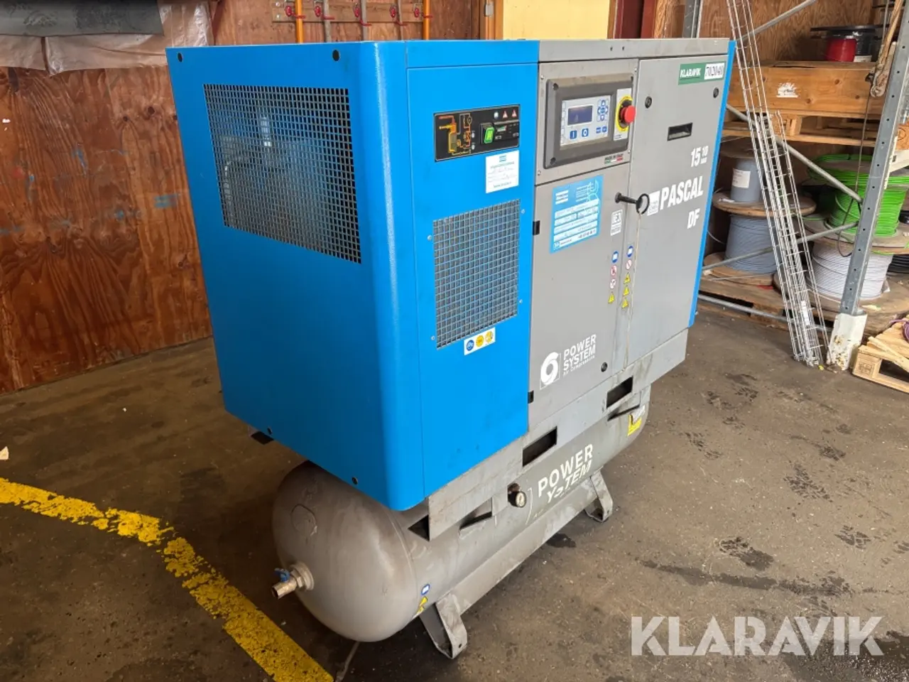 Billede 1 - Skruekompressor Power System Pascal 15-10-270 DF Reparationsgenstand