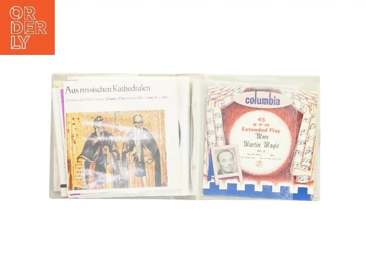 Billede 8 - Vintage vinyl opbevaringsmappe til LP singler fra Neptusan (str. 20x20x6 cm)