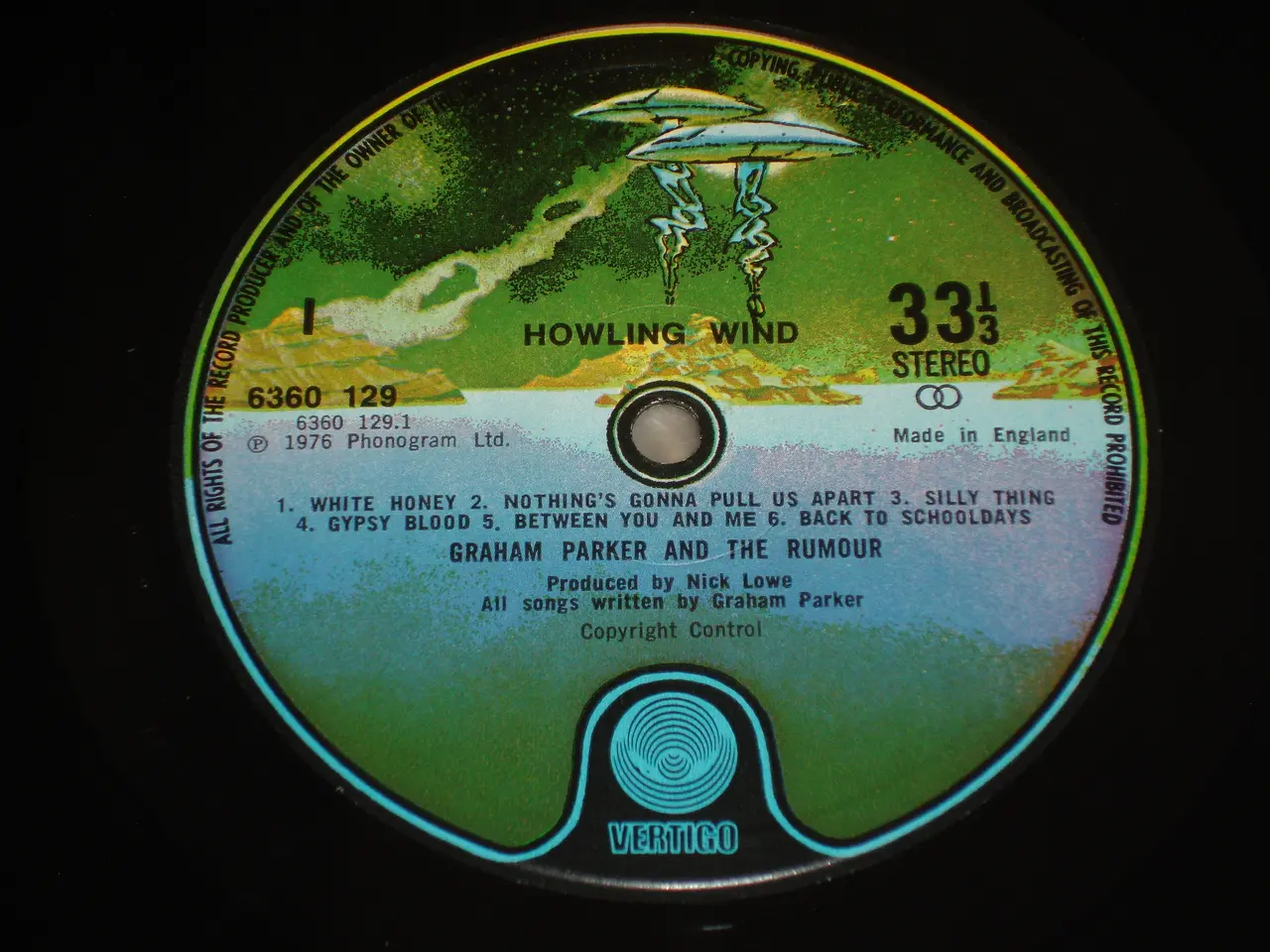 Billede 4 - (Sender gerne) Graham Parker – Howlin Wind