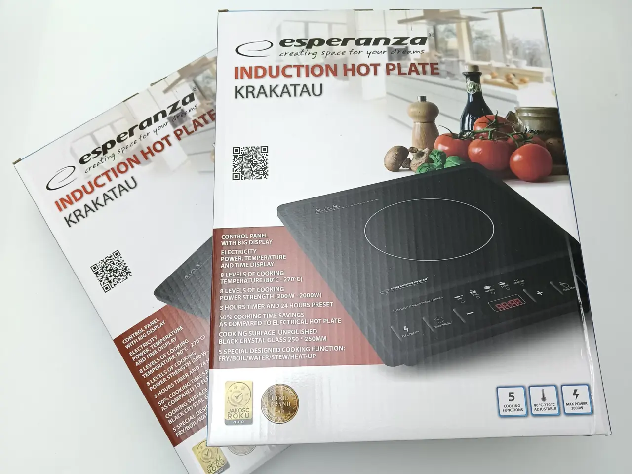 Billede 9 - NY! 2 x Induktion Kogeplade 2000W