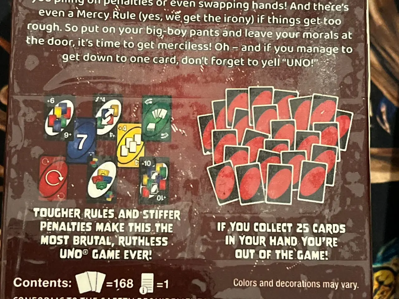 Billede 6 - Mattel UNO No Mercy kortspil