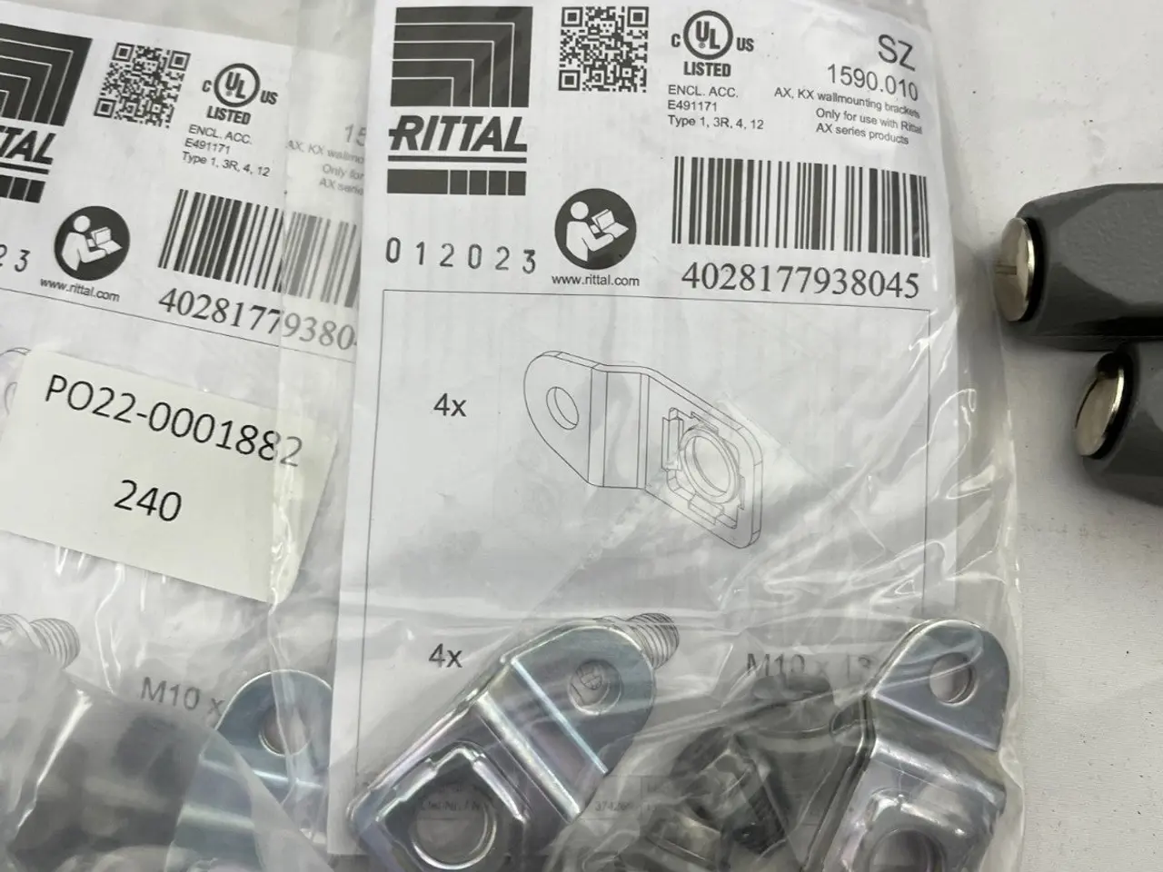 Billede 5 - Rittal kabinet Hardware parti : Mounting Kits,