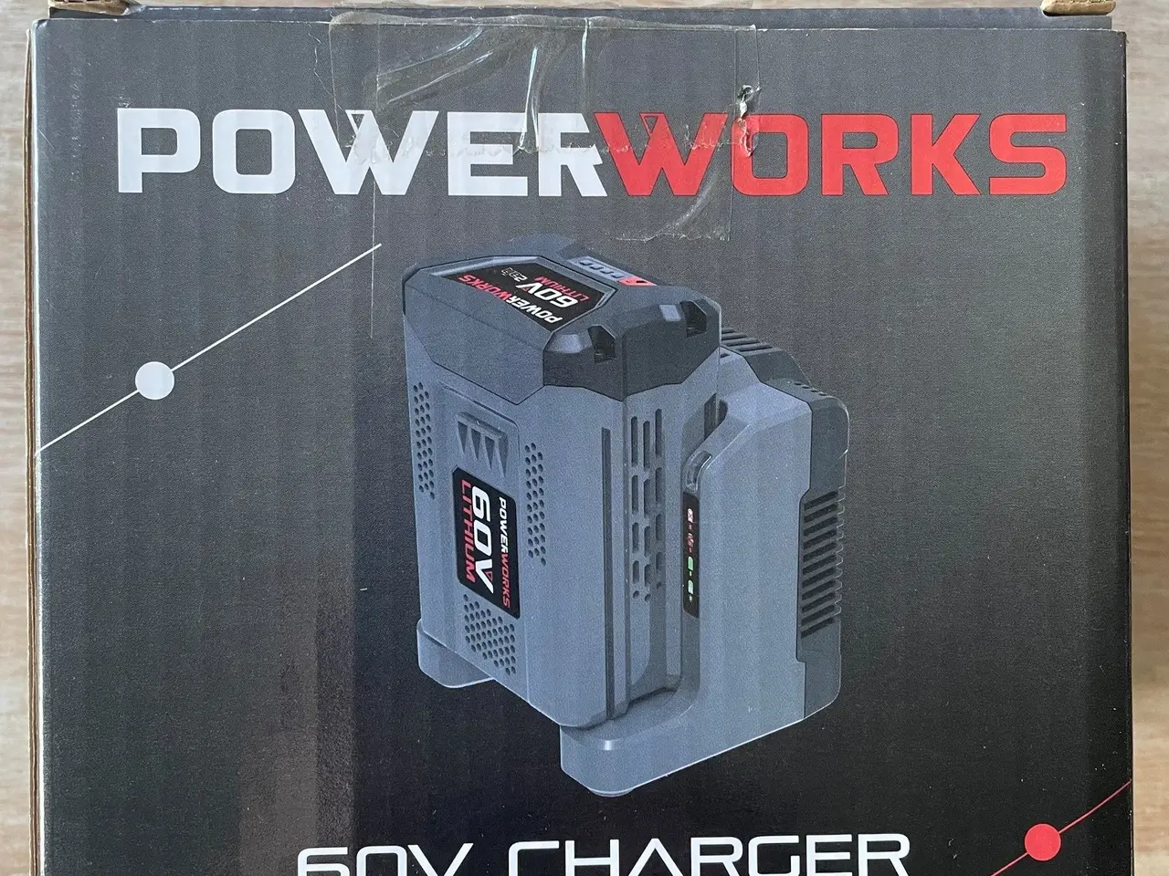 Billede 3 - Powerworks 60V Oplader – Perfekt stand