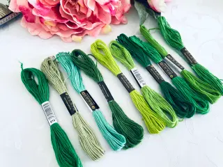 Blandet broderigarn