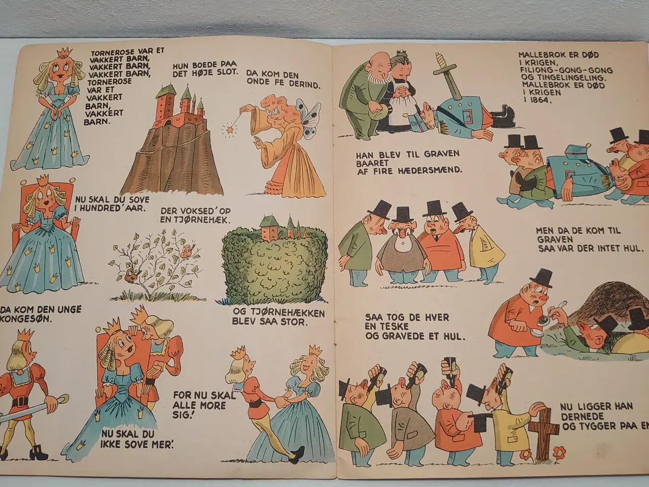 Billede 7 - "AHH vi leger saa godt" ill.Leo Fredsbjerg.Ca.1950
