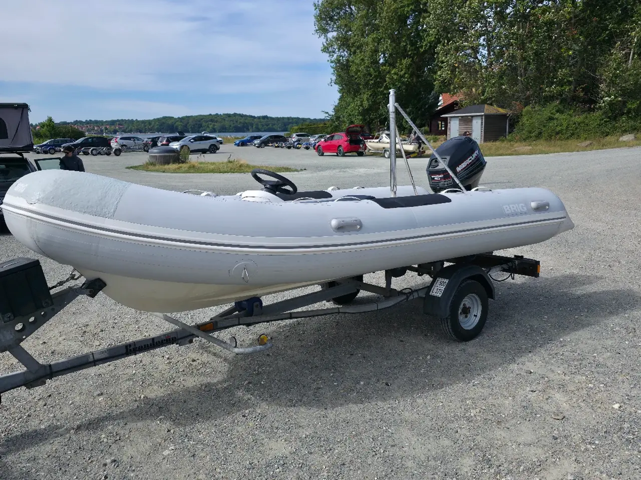 Billede 5 - BRIG Gummibåd + Mercury 40 HK + Brenderup Trailer 