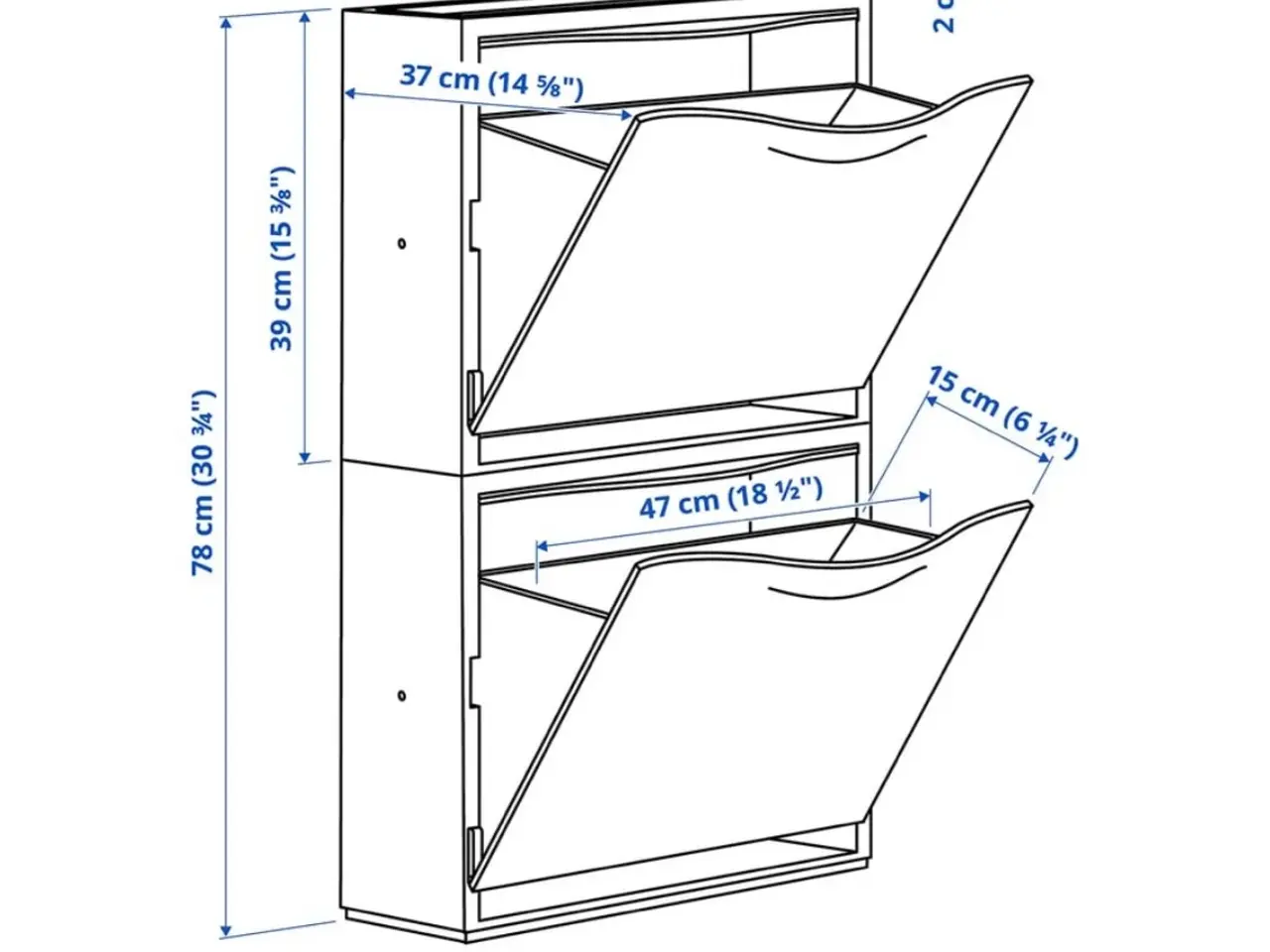 Billede 3 - Ikea Trones skoskab/opbevaring