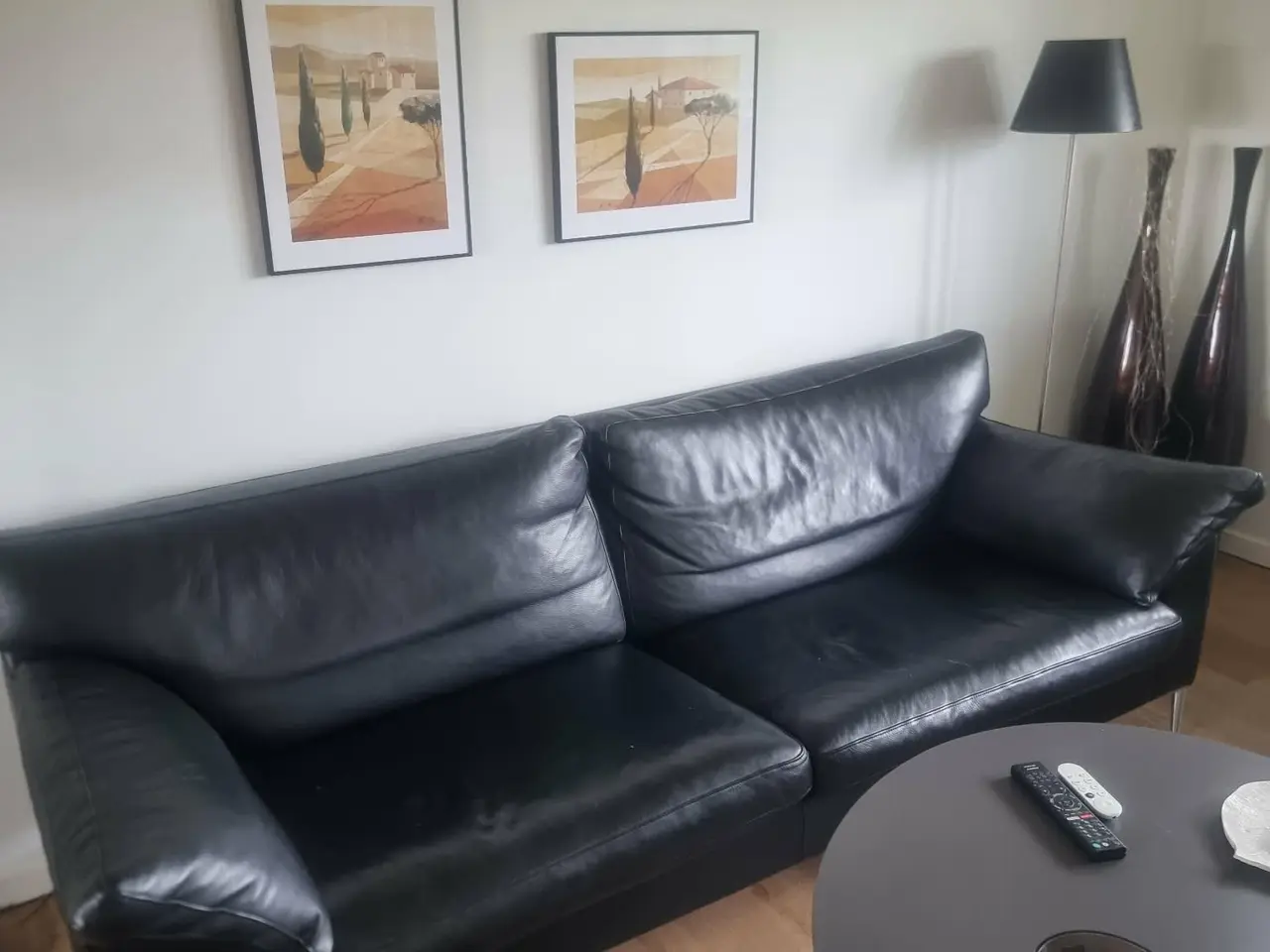 Billede 2 - Søren Lund SL329 sofa i sort læder