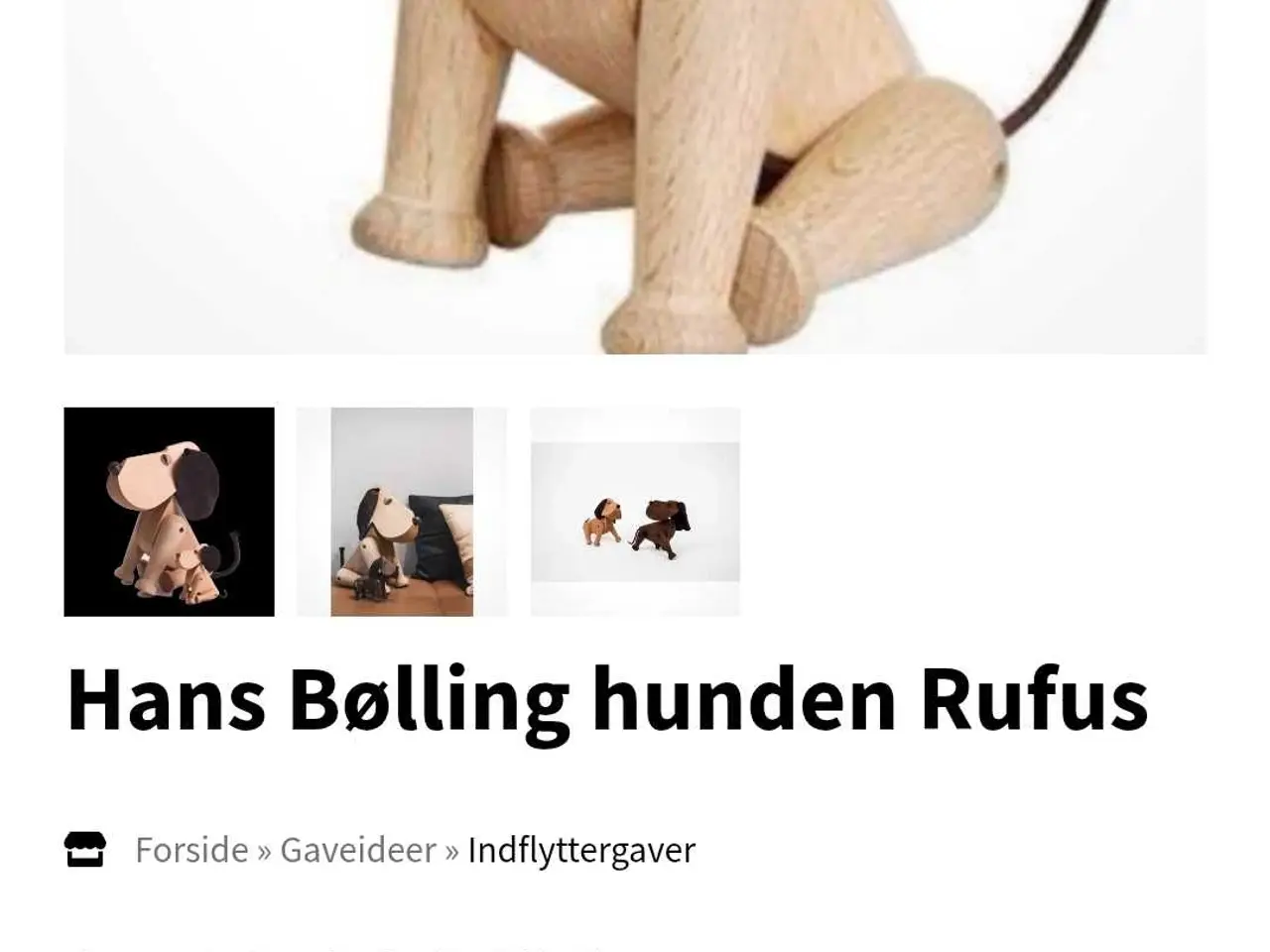 Billede 7 - Rufus træfigur