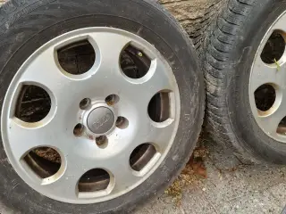 Alufælge m vinterdæk, Audi A4 mv