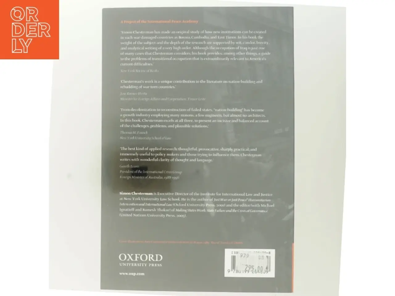 Billede 3 - 'You, The People: The United Nations, Transitional Administration, and State-Building' af Simon Chesterman fra Oxford University Press