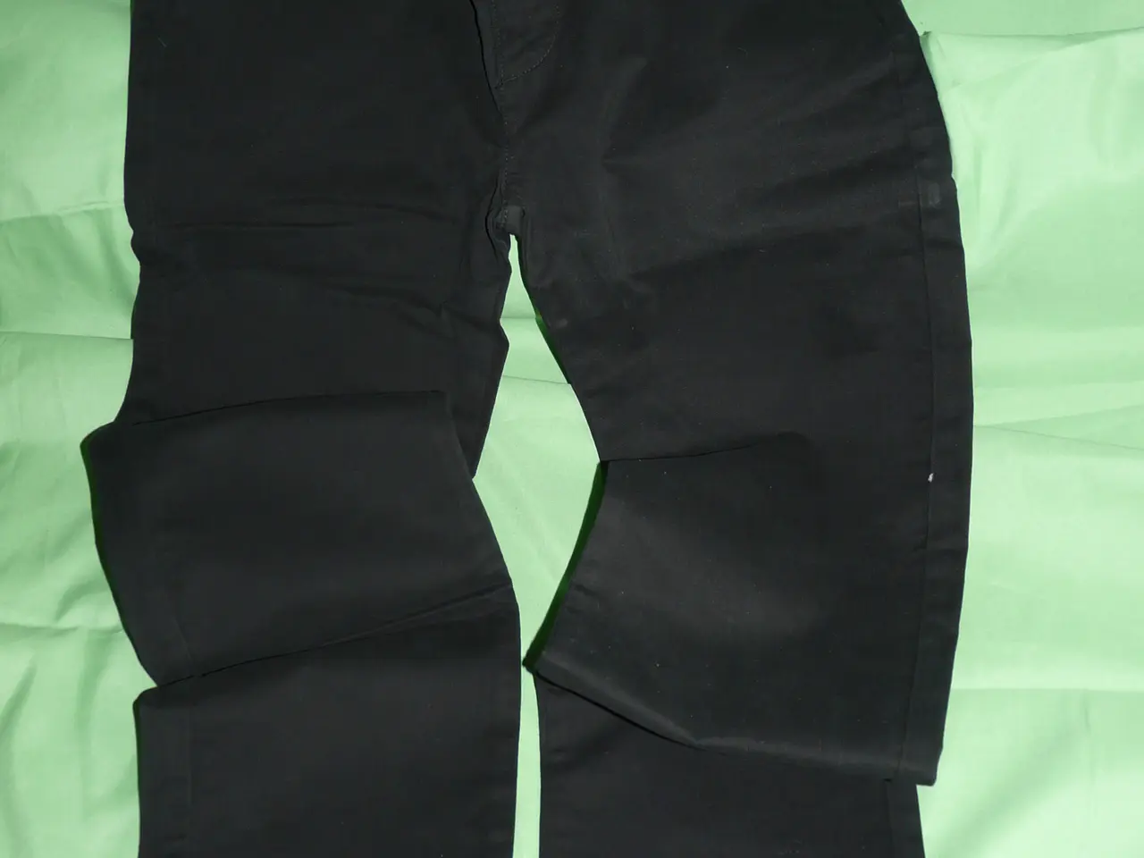 Billede 1 - Denim bukser i farven navy.