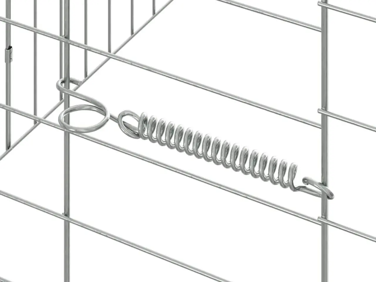 Billede 8 - Kanin Bur Sølv 400 x 78 x 78 cm Galvaniseret stål