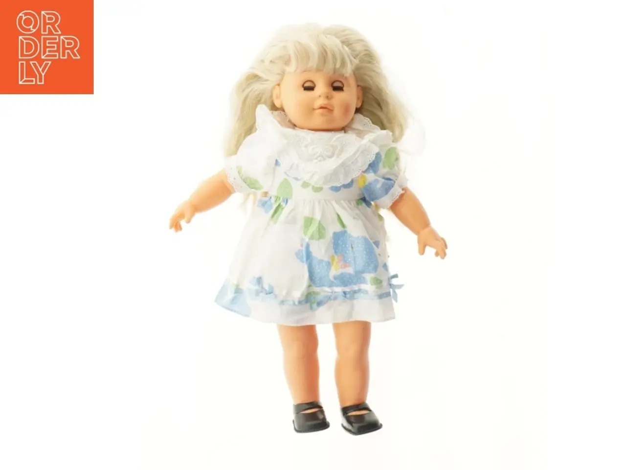 Billede 1 - Dukke med blond hår (str. 49,5 cm)