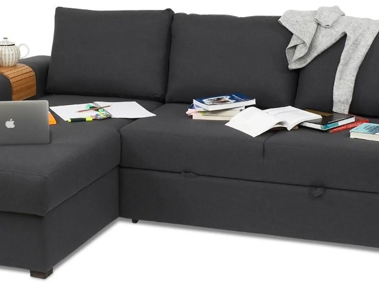 Billede 17 - Sovesofa Studio Deluxe med vendbar chaiselong - Koksgrå Inari 95