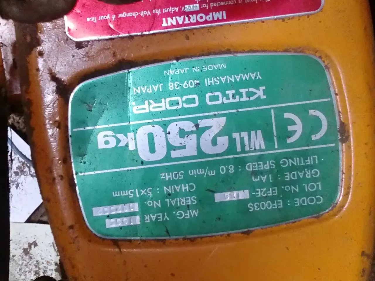 Billede 2 - 380 volt talje