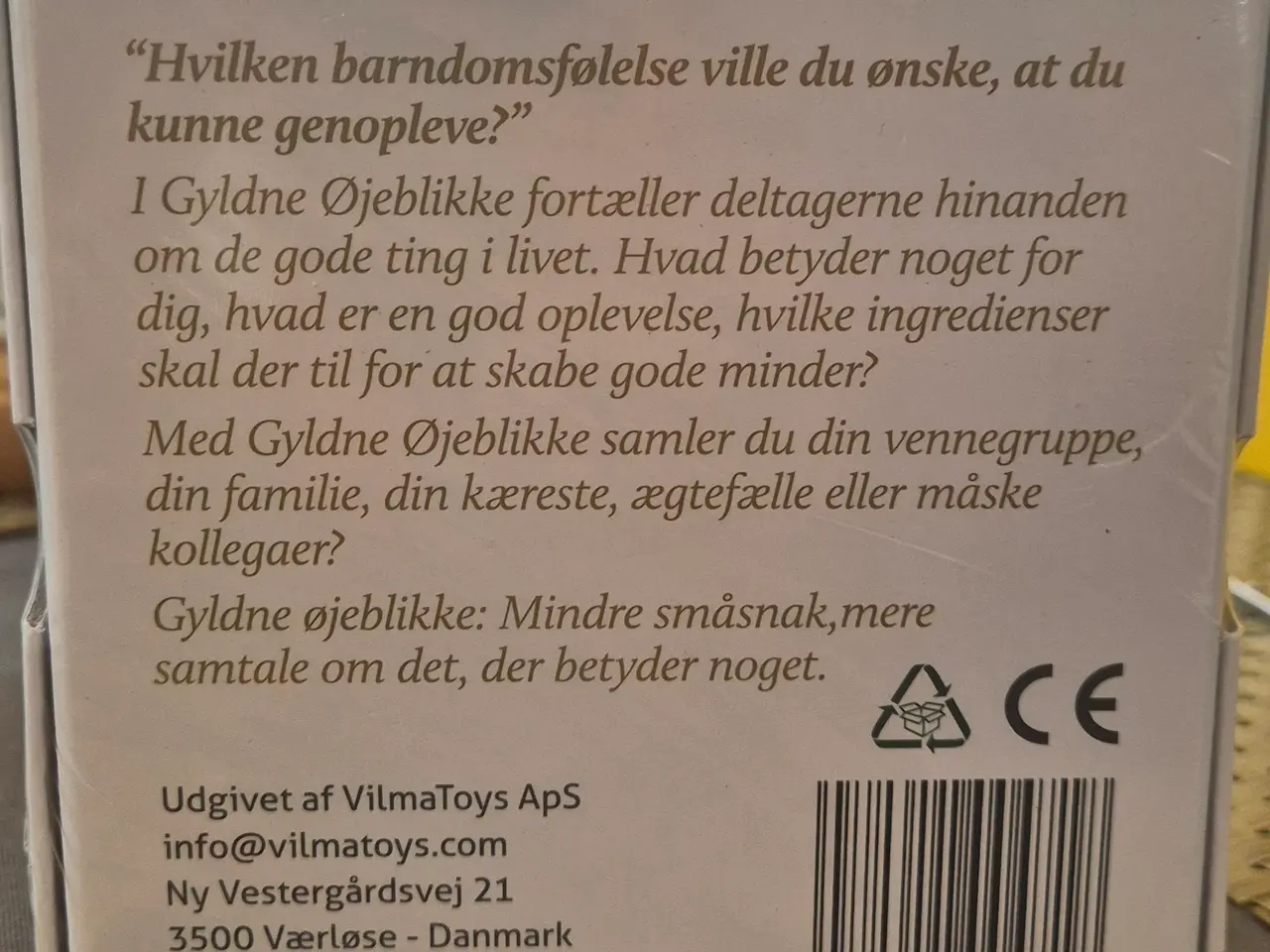 Billede 1 - Samtalespil med 333 spørgsmål