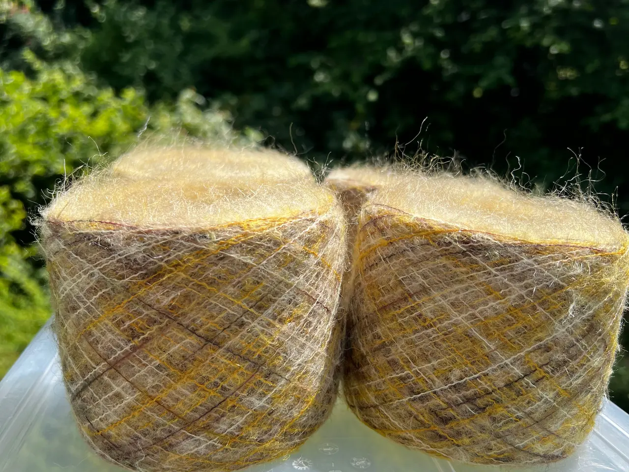 Billede 7 - Eksklusivt italiensk mohairgarn med silke – 400 g