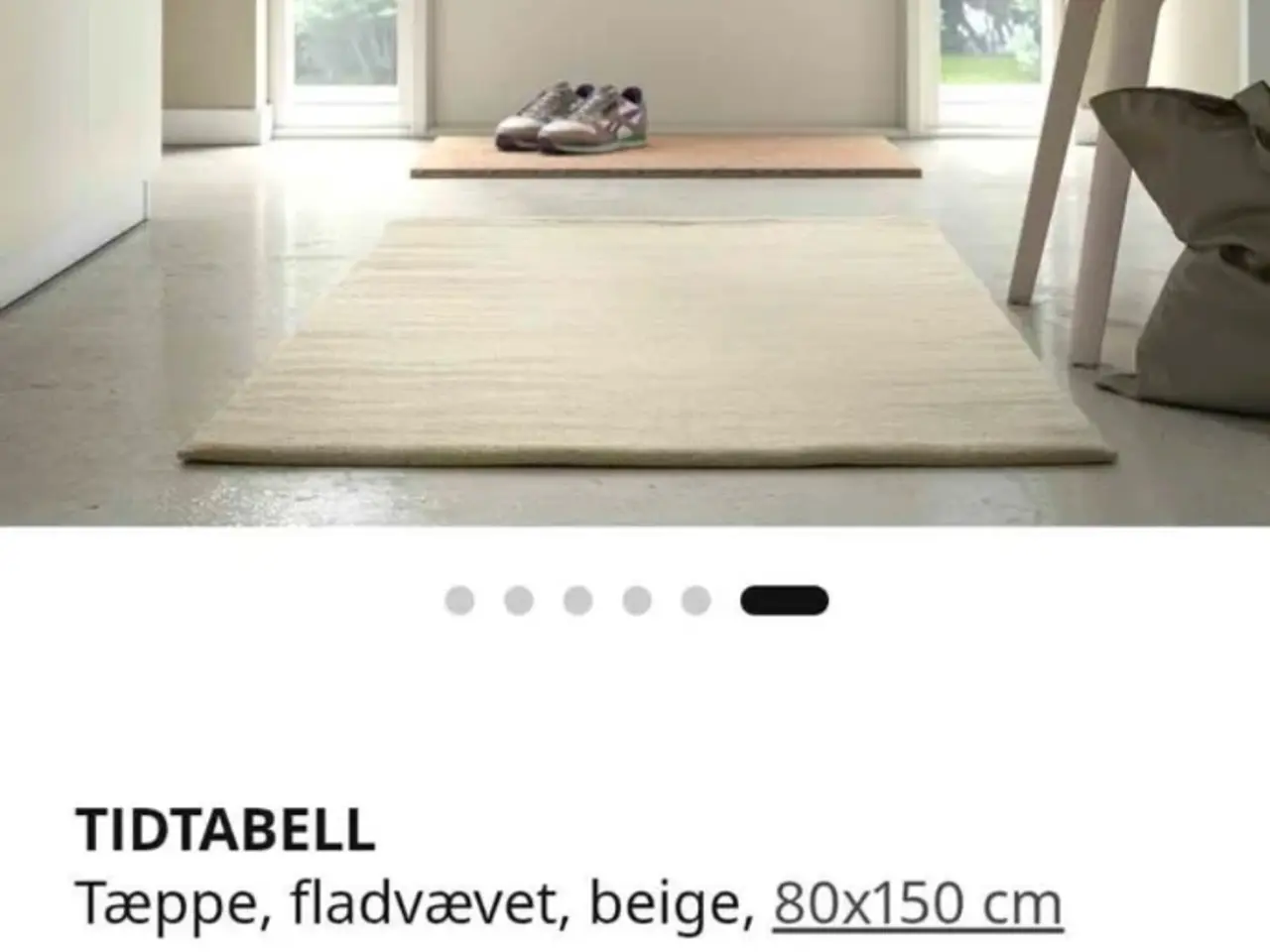 Billede 3 - 2 beige gulvtæpper til salg