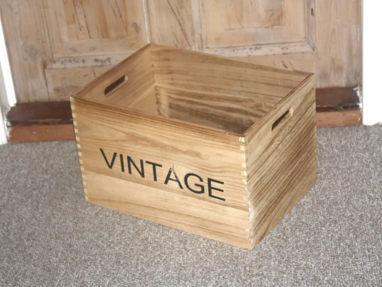 Billede 1 - Træ kasse Vintage 37 cm x 26 cm