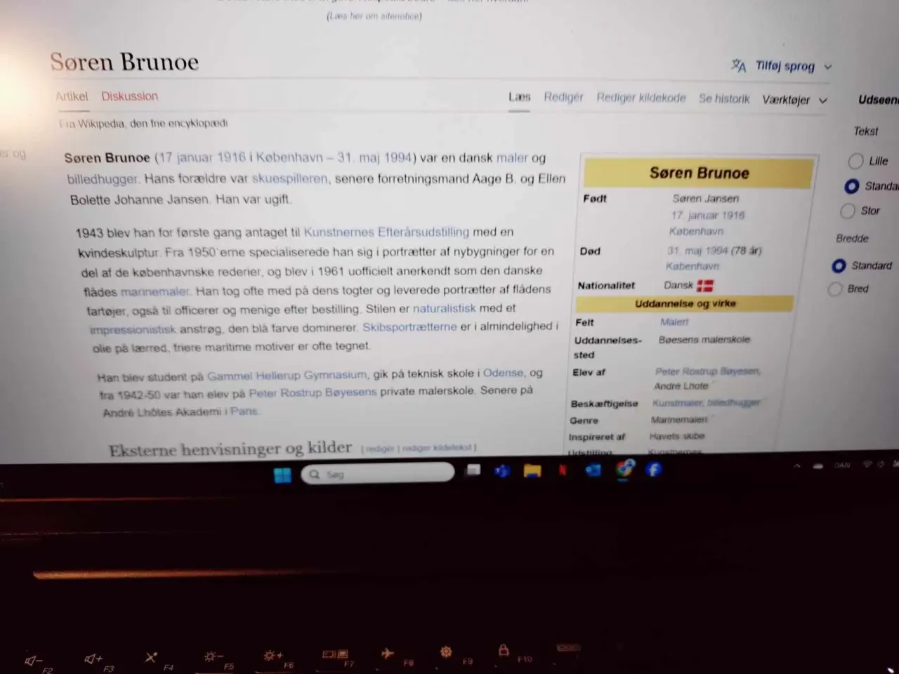 Billede 2 - super flot maleri af søren bruneo