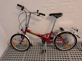 Greenfield Rød Foldecykel 6 gear