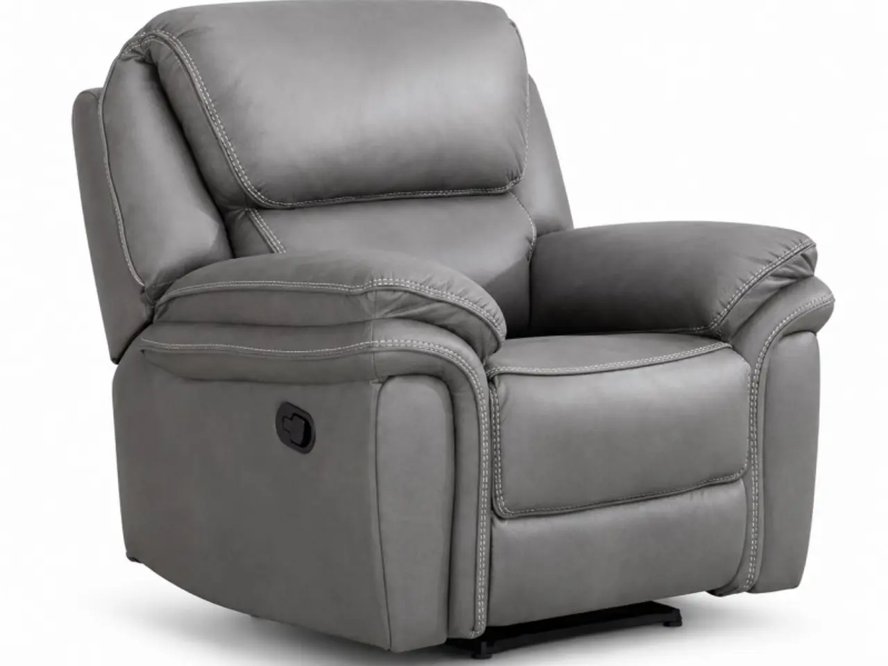 Billede 8 - Christopher Recliner Lænestol - Grå Ruskindsblød mikrofiber