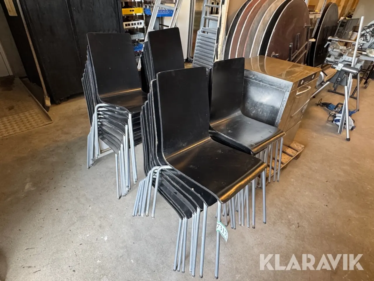 Billede 1 - Stole Ikea Martin 34 styks stole - Industri vaskemaskine