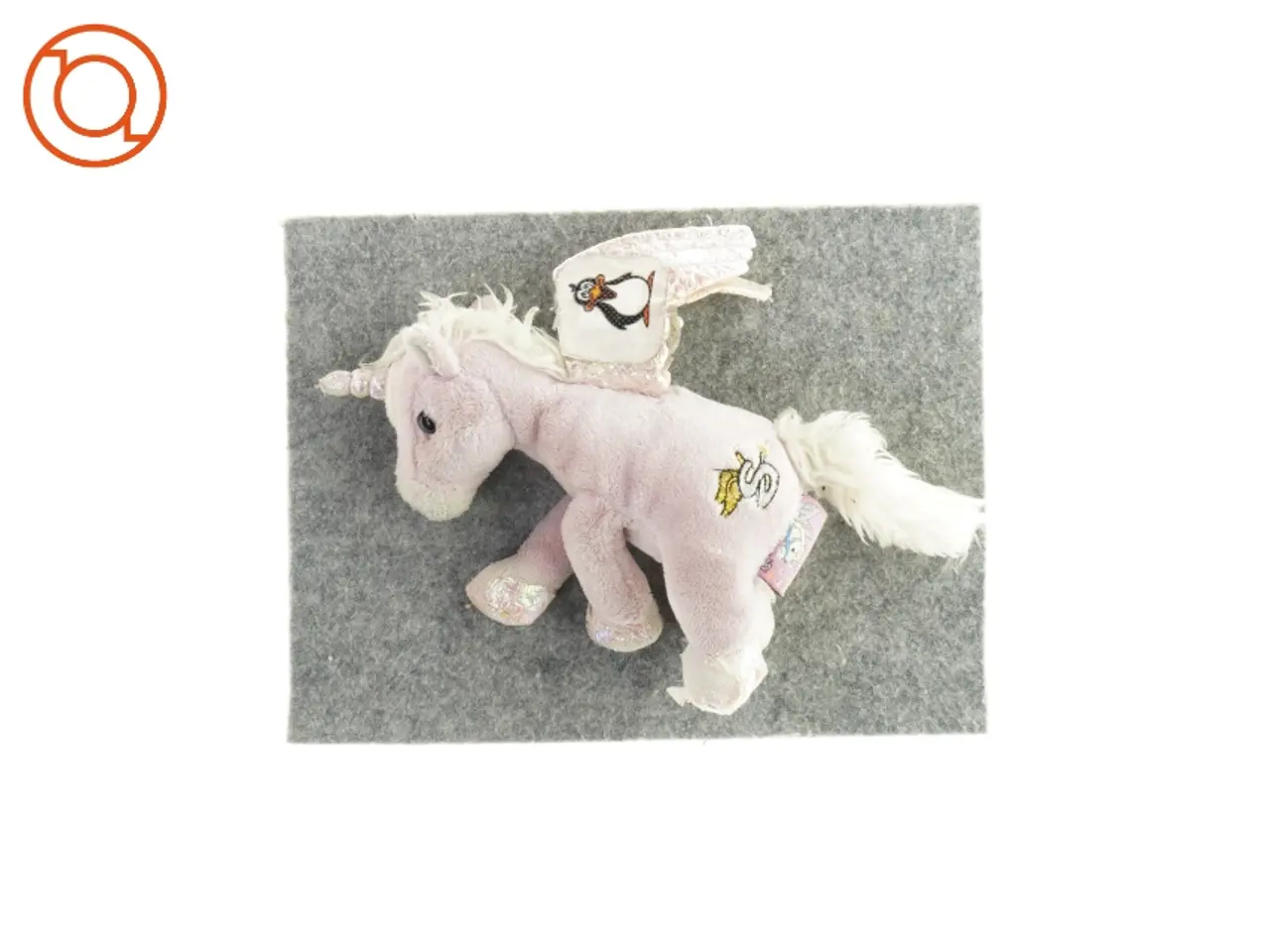 Billede 1 - Enhjørning bamse (str. 15 cm)