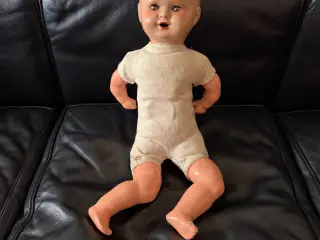 Dukke med porcelænshoved