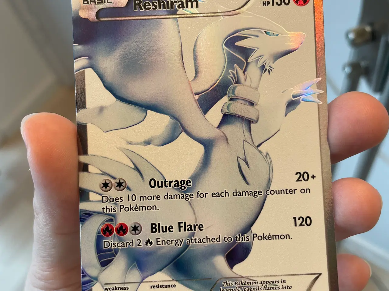 Billede 1 - Reshiram FA (Near Mint) - 113/114 – Black & White