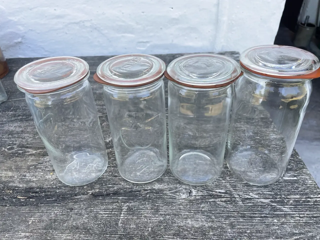 Billede 1 - Sylteglas 4 stk retro.