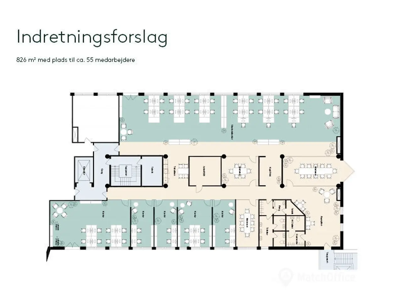 Billede 14 - Lyst og åbent kontorlejemål på 826 m²