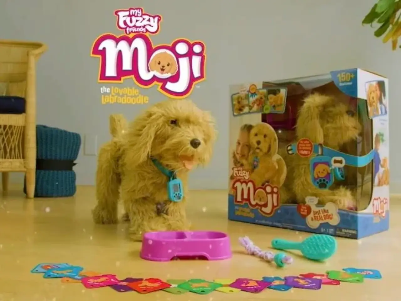Billede 4 - Moji interaktiv hund – helt ny 🐶❤️