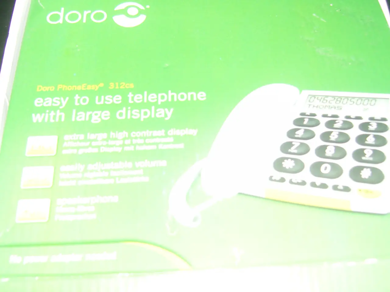 Billede 1 - Til fastnet+Panasonic+Doro