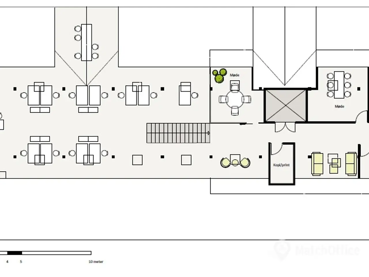 Billede 14 - Kontorlejemål i karakteristisk ejendom på Islands Brygge – tæt på Islands Brygge metrostation.