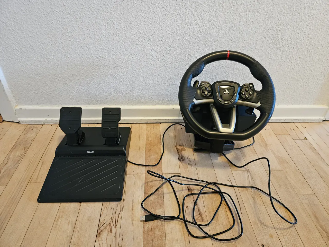 Billede 1 - Hori rat og pedalsæt til PlayStation