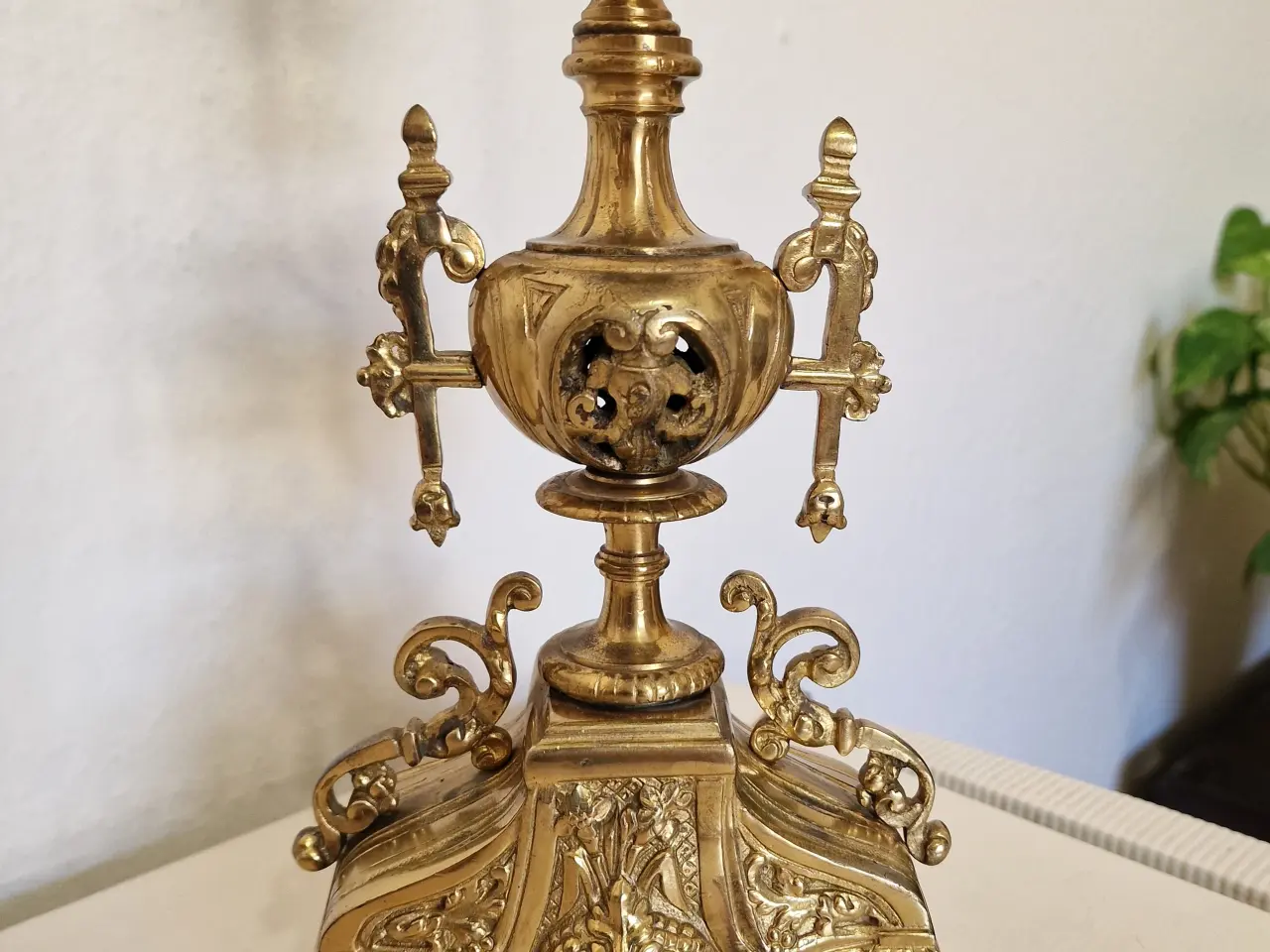 Billede 7 - Bordlampe i messing