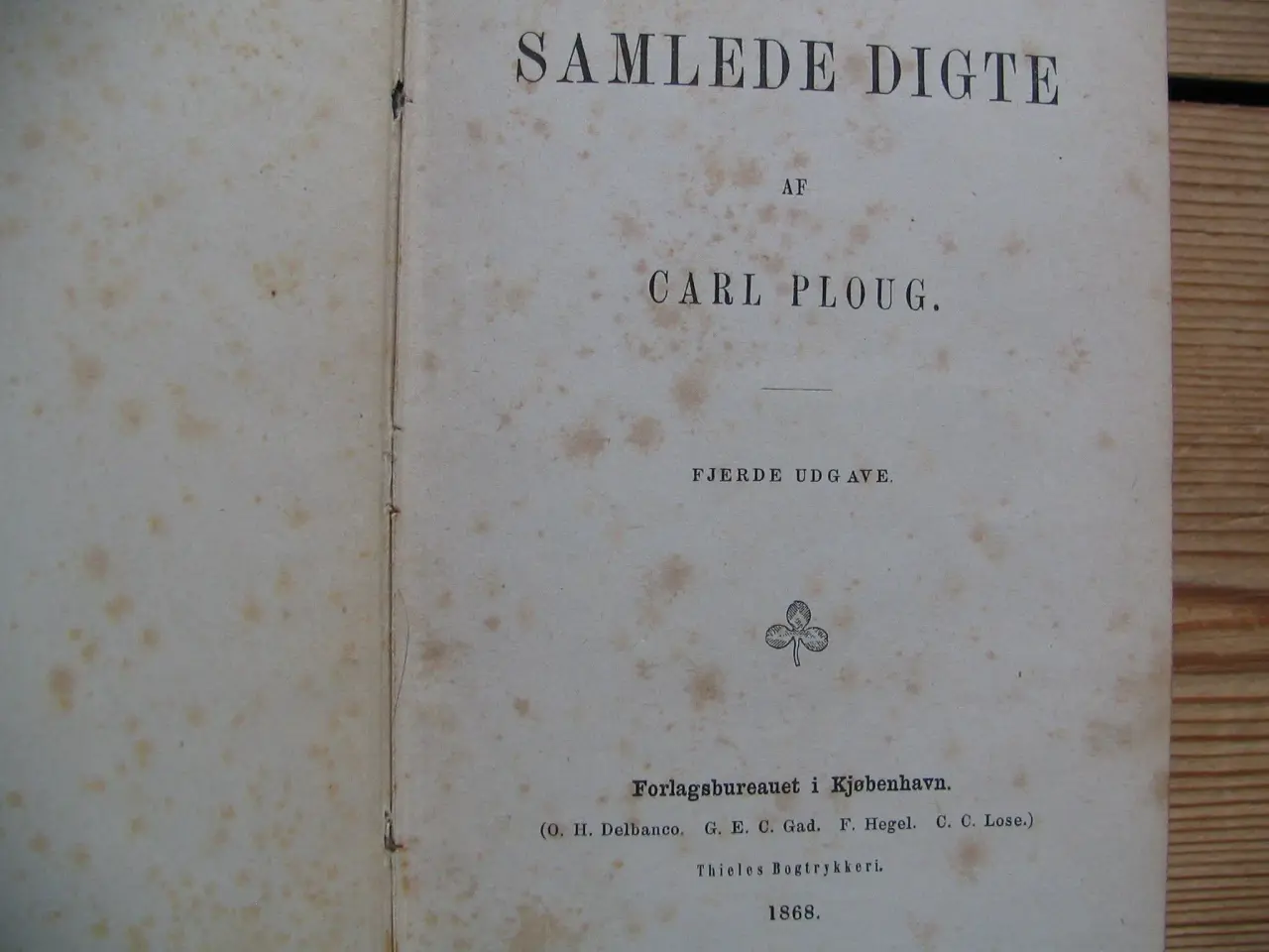 Billede 3 - Carl Ploug. Samlede Digte. fra 1868