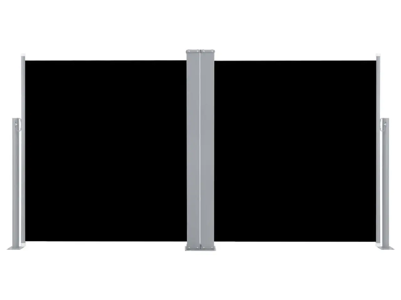 Billede 4 - Sammenrullelig sidemarkise 120 × 600 cm - sort