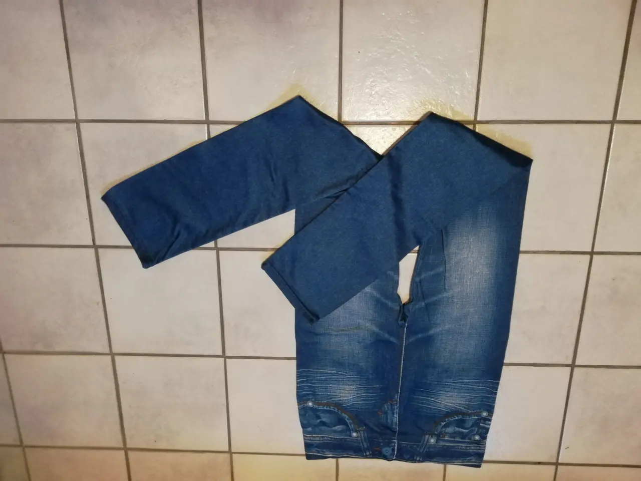 Billede 1 - Denim Look Leggings