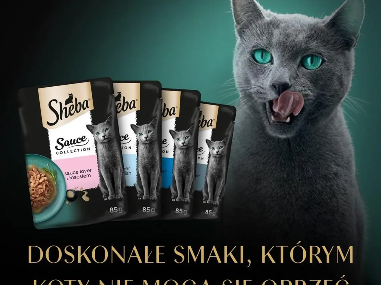 Billede 3 - Vådfoder til kat Sheba Sauce Collection fiskesmag - 40 x 85 g